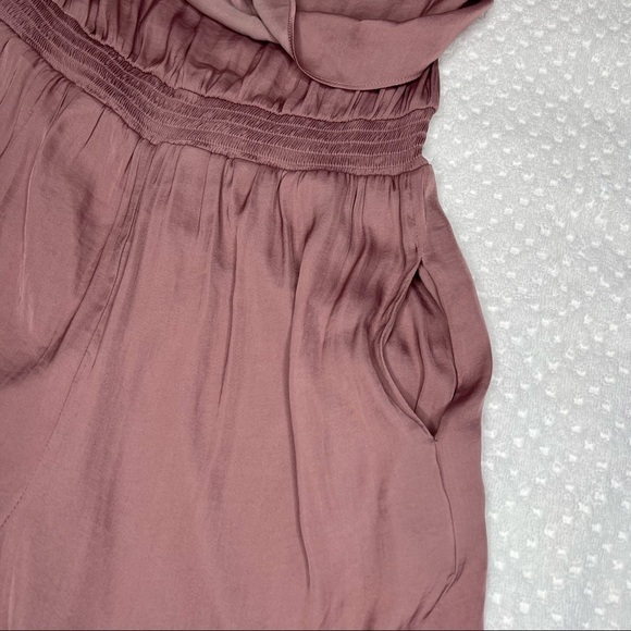 NWT Naked Zebra Jumpsuit Romper. Size Small.Cherry Taupe color - Picture 6 of 7